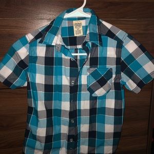 Boys short sleeve button up